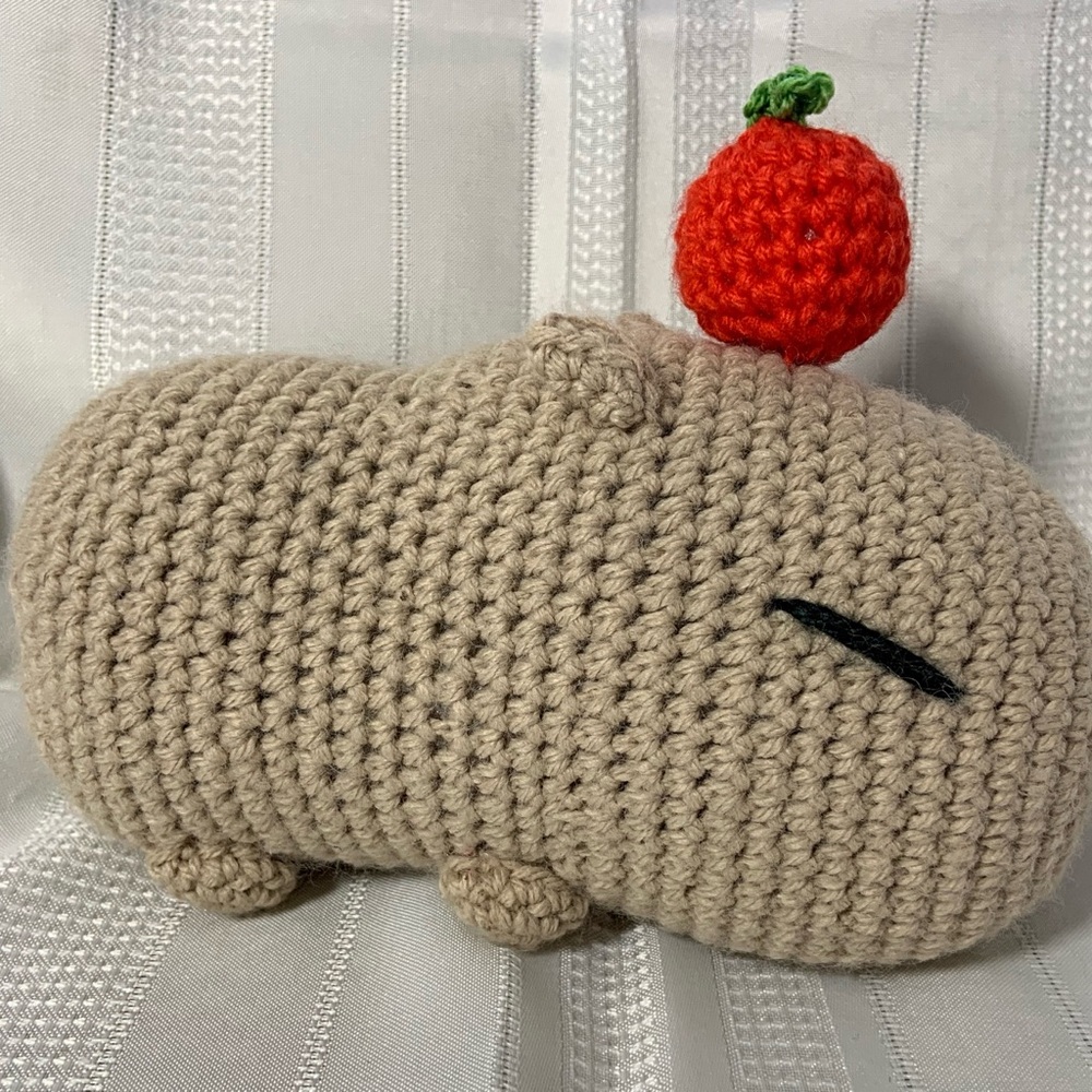 Stuffed animal Crochet Capybara. Handmade by me
